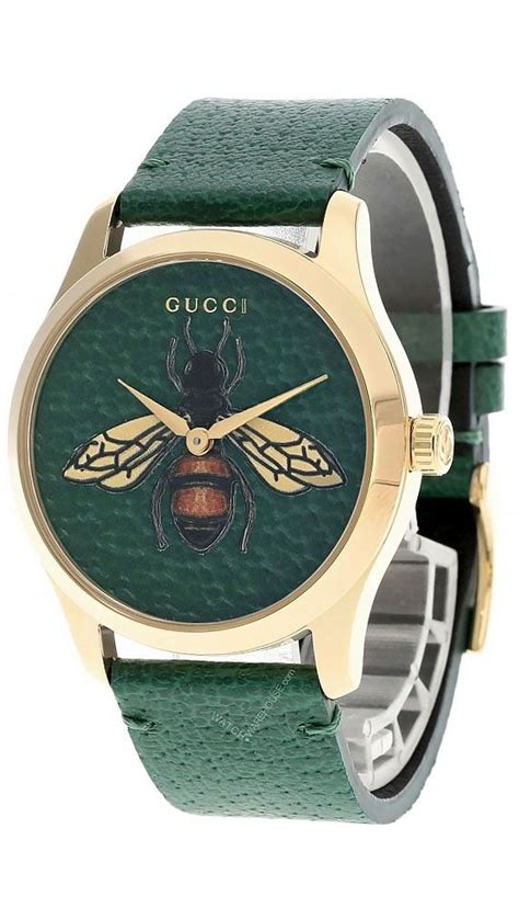 gucci men green bee watch|gucci g timeless bee watch.